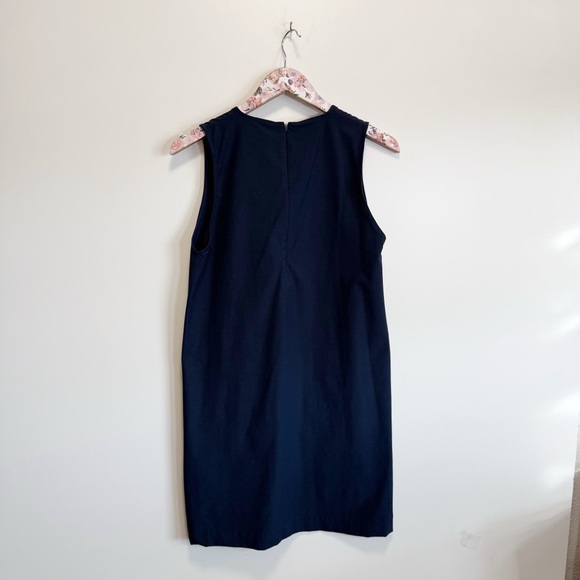 FAHERTY All Day Sleeveless V-Neck Mini Dress Navy Blue Small - Picture 8 of 8